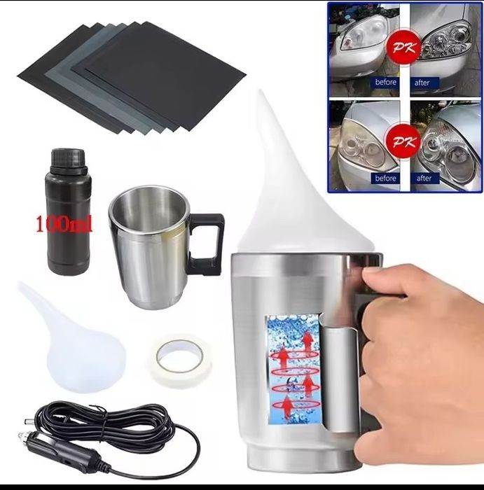 Комплект для хімічного відновлення фар