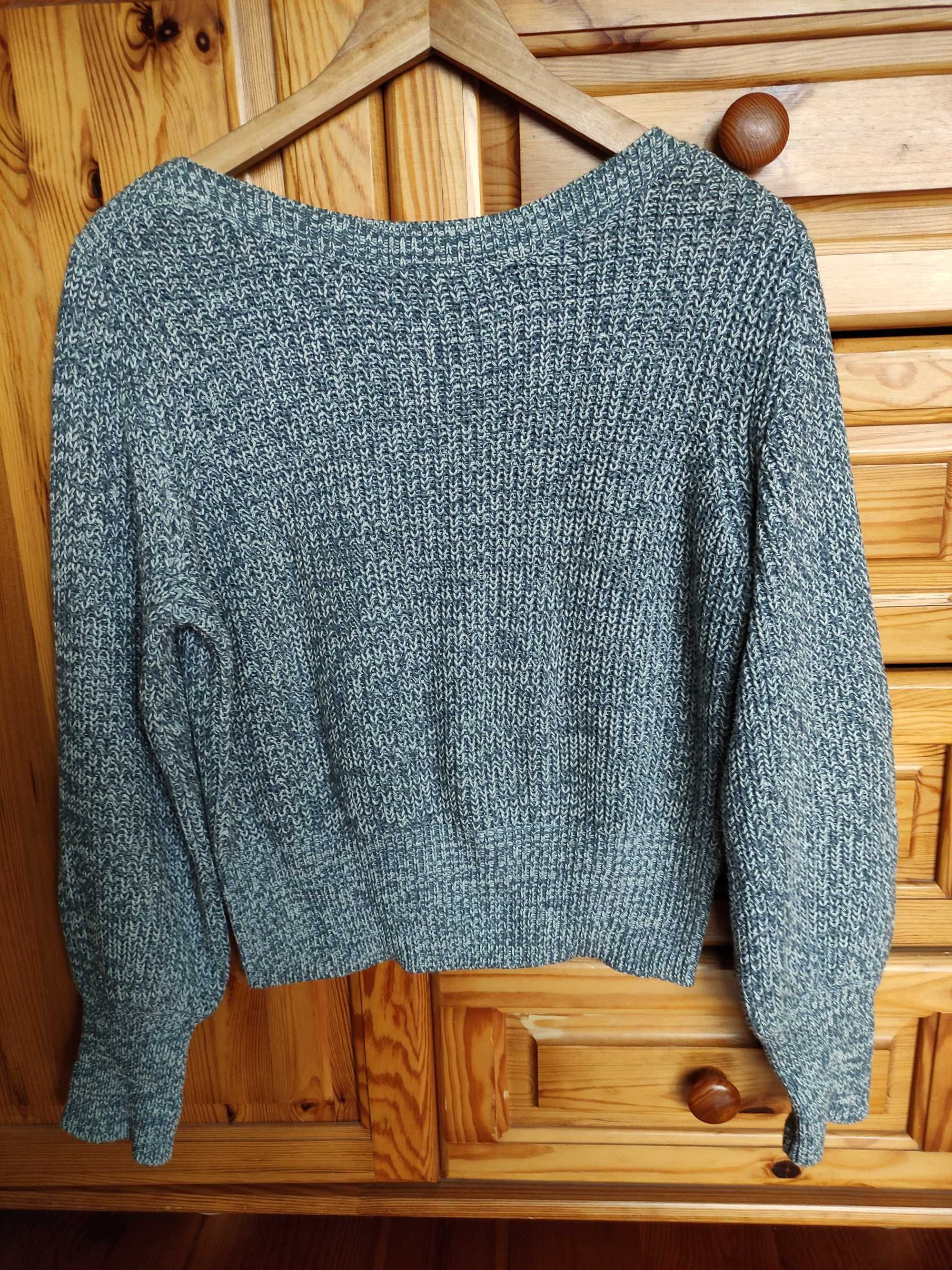 Sweterek damski niebieski