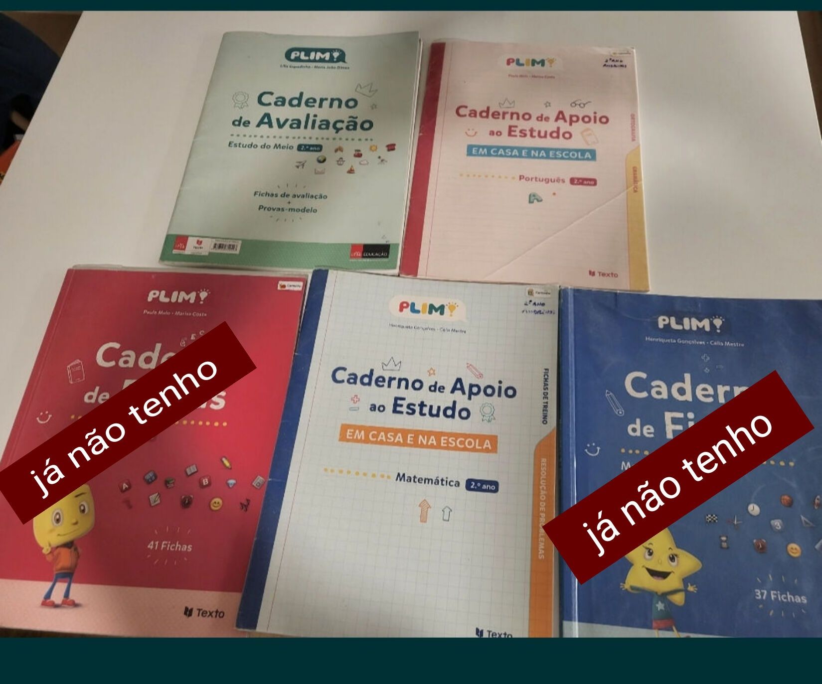 Livro Fichas/Caderno Atividades Plim 2.°Ano