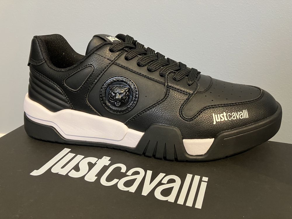 Just Cavalli luksusowe włoskie buty z tygrysem Nowe