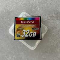 Karta pamięci TRANSCEND 32 GB CF Compact Flash 1000x 160MBs UDMA