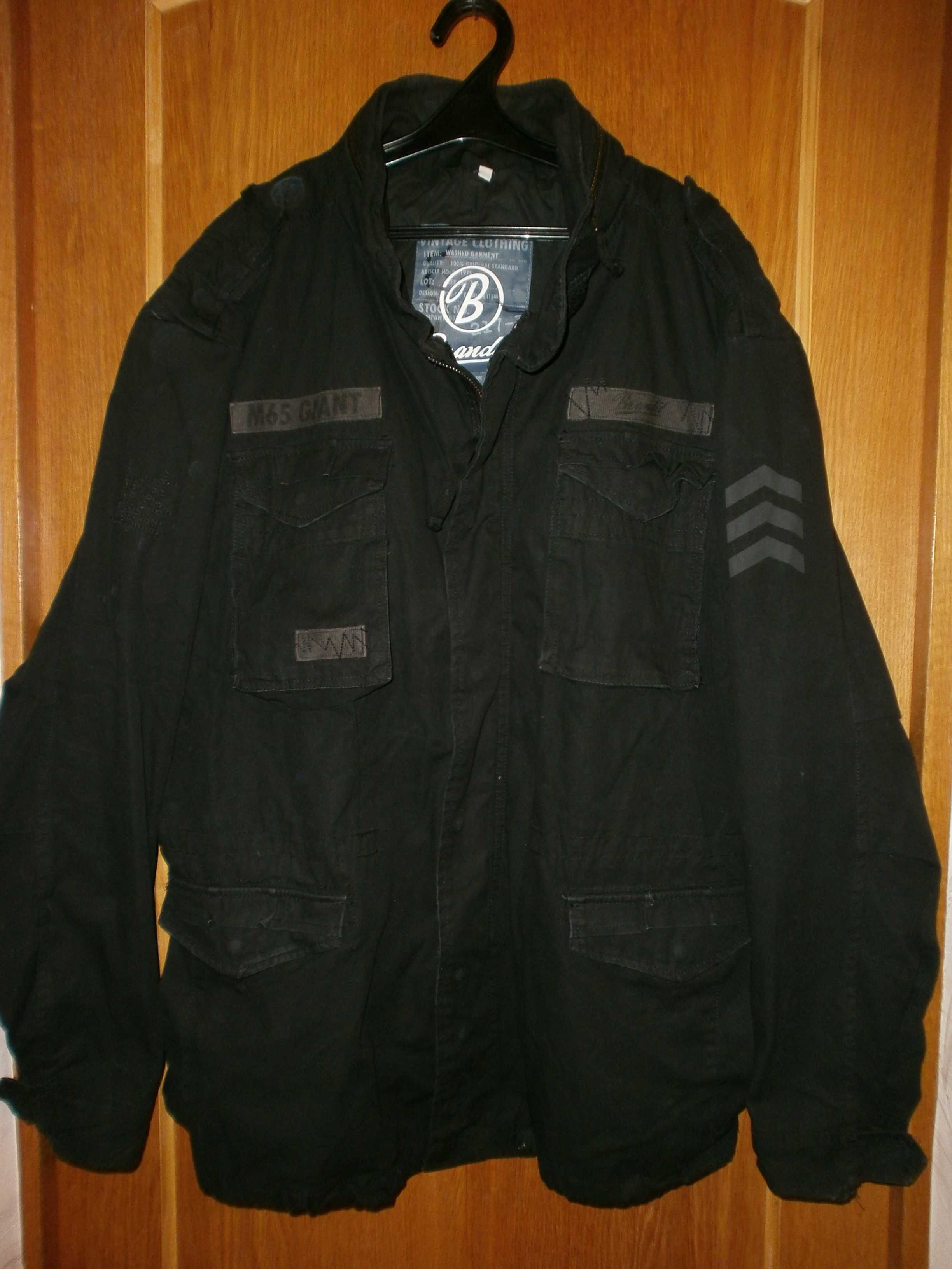 Куртка М65 Brandit Giant, олива, разм. XXL,наш 58.ПОГ-72 см.С лайнером