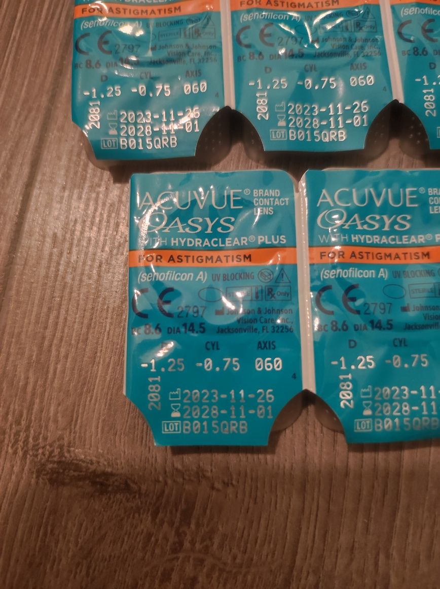 Soczewki Acuvue Oasys for astigmatism