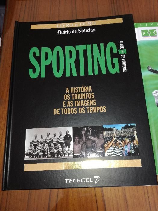 Coleção 3 Livros Sporting Clube de Portugal