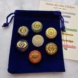 Kit 7 Pedras redondas dos Chakras