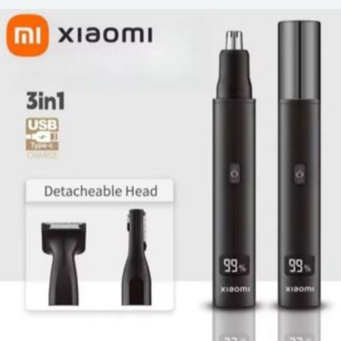 Тример Xiaomi з лед дисплеєм, для стрижки волосся в носі вухах