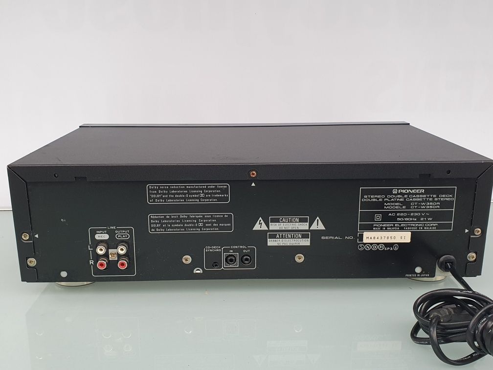 magnetofon Pioneer CT-W350R, autoreverse full logic