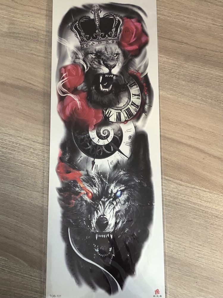 Zmywalne tatuaze sztuk 6