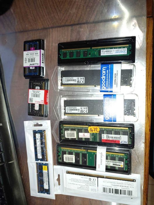 Оперативна пам'ять Ddr1 Ddr2 Ddr3 Ddr4 1, 2,4,8 Gb