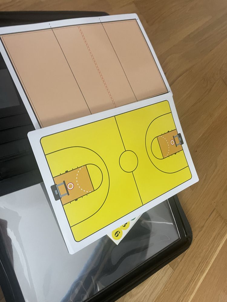 A4 biwuar teczka trenera tablica taktyczna różne sporty nowa