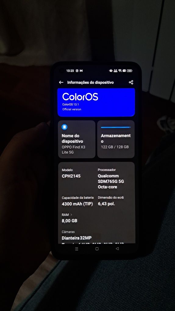 Telemóvel Oppo find x3 lite