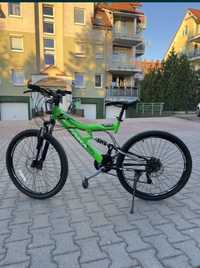 Rower Męski Damski zielono-czarny górski MTB Corso Kola 26 Cali