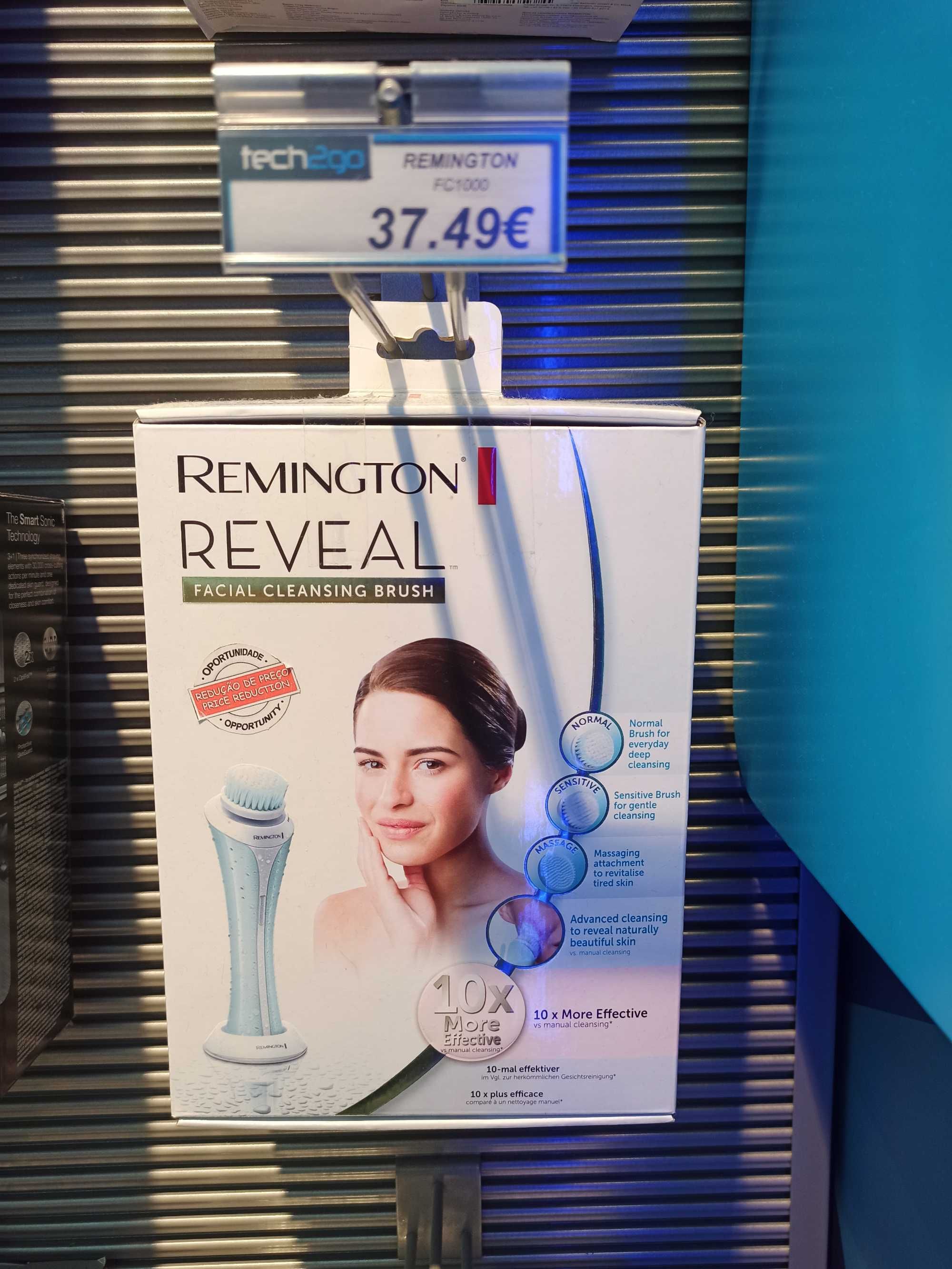 Escova Limpeza Facial Remington Reveal FC1000