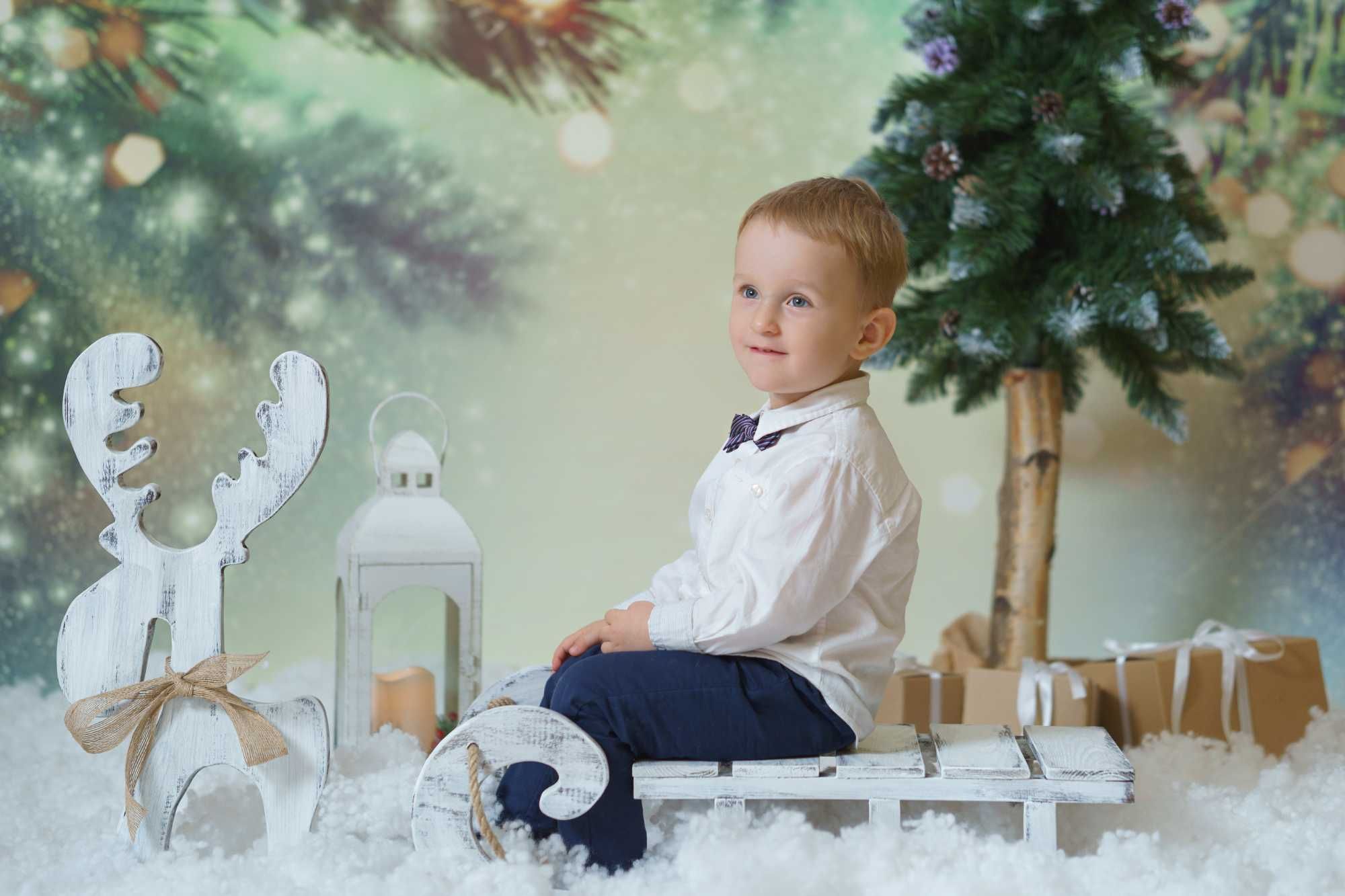 Tło fotograficzne świąteczne o wymiarze 2m x 2m