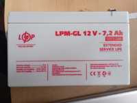 Аккумулятор гелевый LPM GL-12 7 Ah