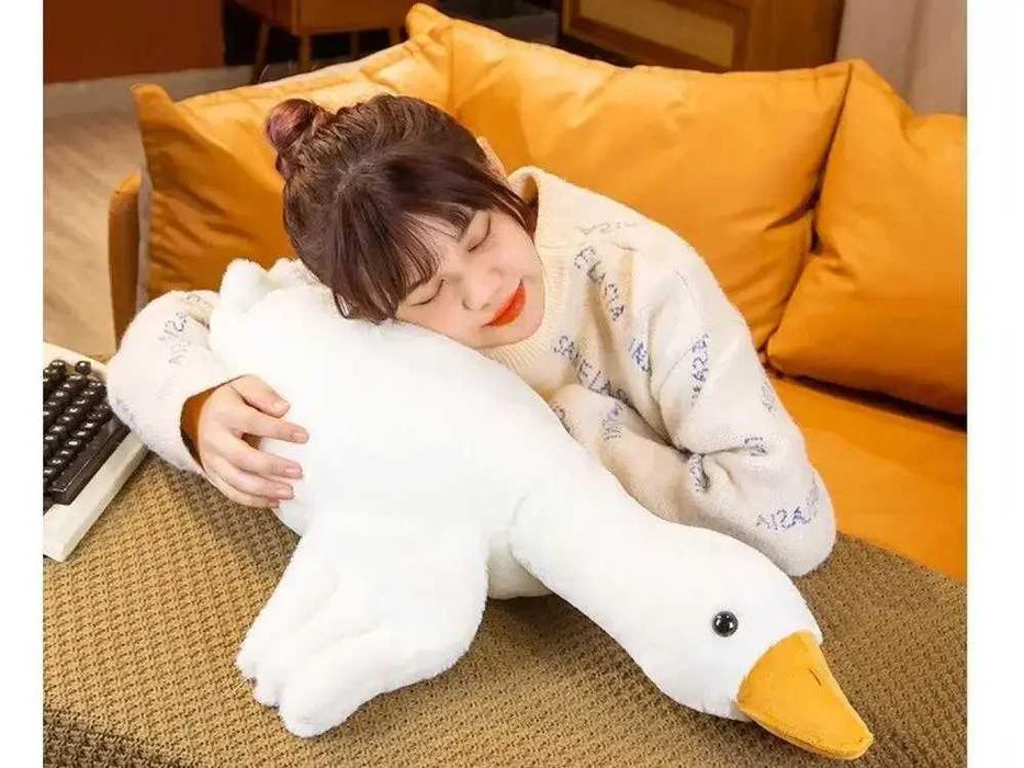 Плюшева іграшка Гусак для дітей, Гусак обіймашка 60 см