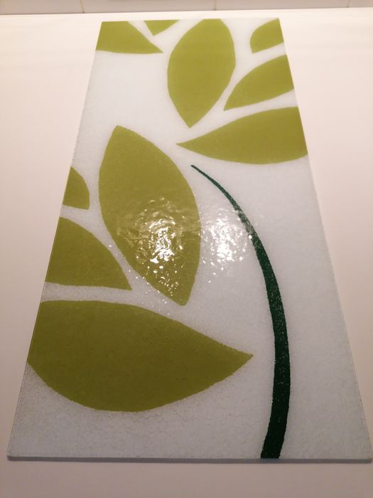 2 Painéis Vintage IKEA GYLLEN – Folhas Verdes + Base de Oferta