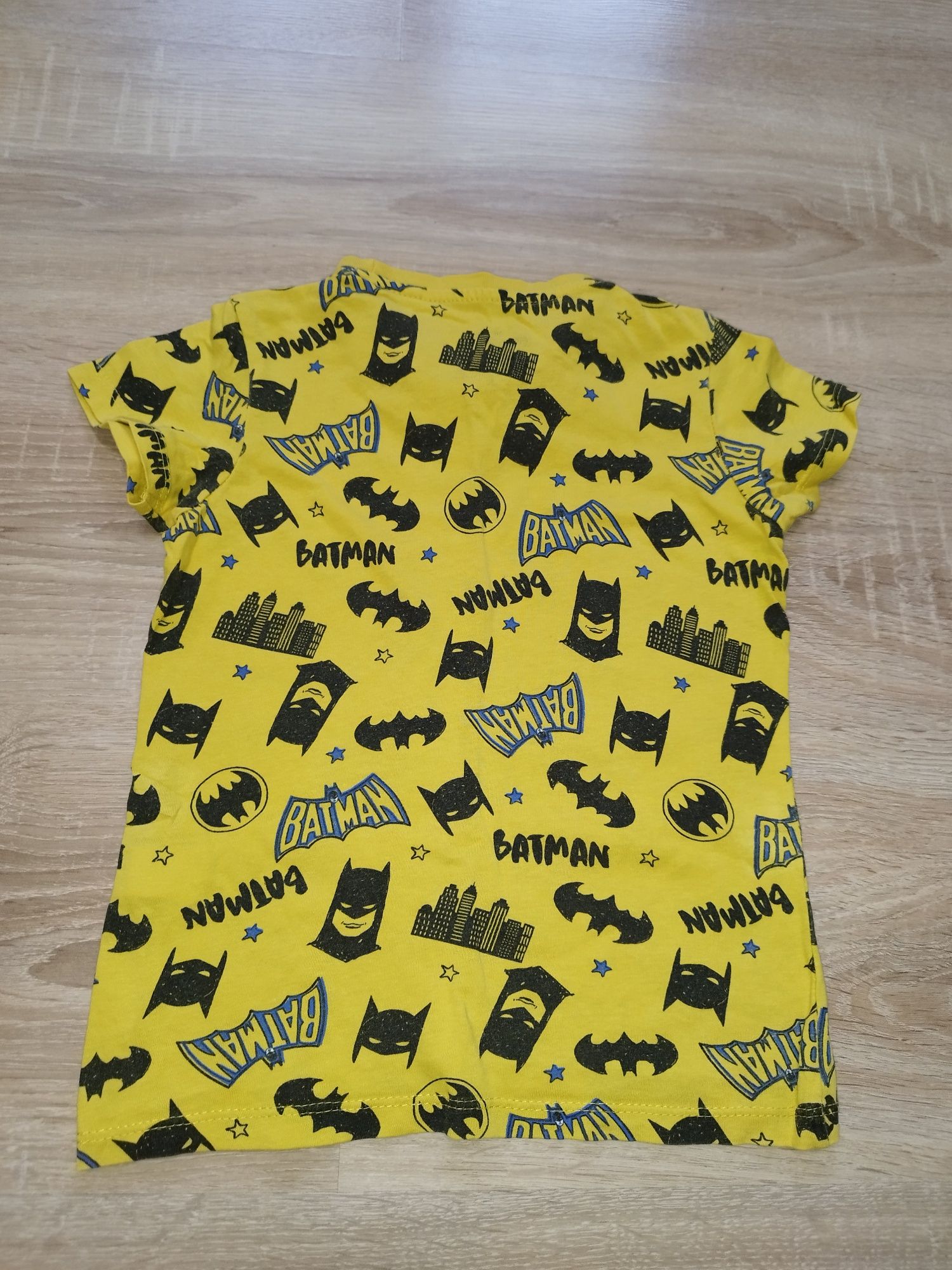 T-shirt, koszulka dla chłopca, Batman, żółta R.98 krótki rękaw