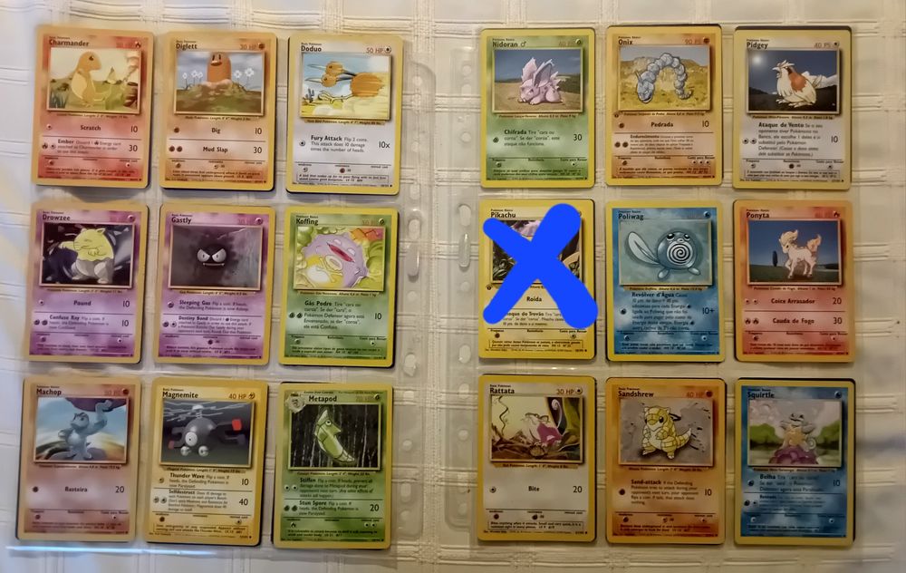 Cartas Pokémon Base Set 1999 [Novos preços]