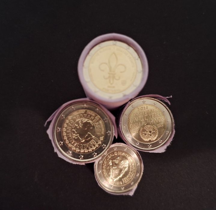 MOEDAS UNC,retiradas de rolo