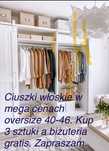 Włoskia odzież oversize  42/44/46/48
