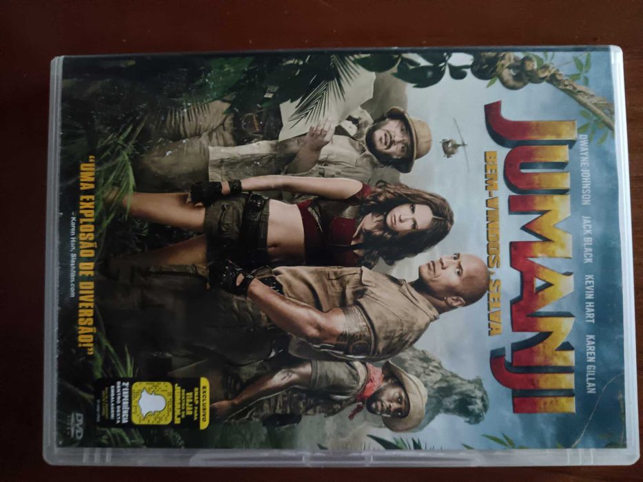 filme dvd original - jumanji bem vindos a selva