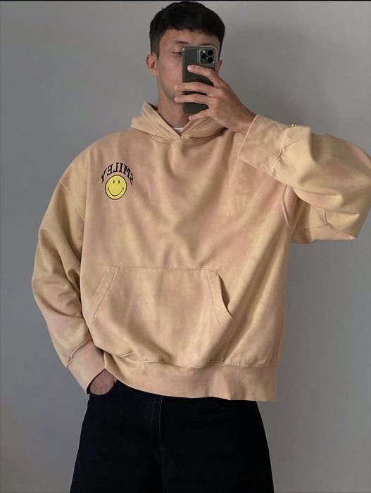 Smiley x H&M oversized printed hoodie (худі)