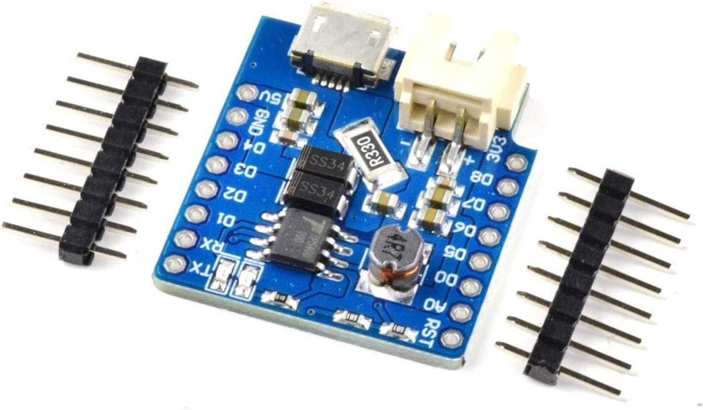 Battery Shield V1.1.0 WeMos D1 mini (Зарядний акумуляторний модуль)