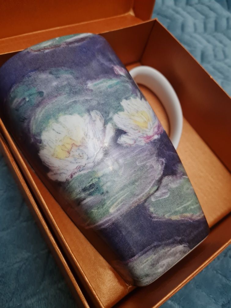 Люкс порцеляна подарункова чашка Claude Monet Water Lilies вінтаж