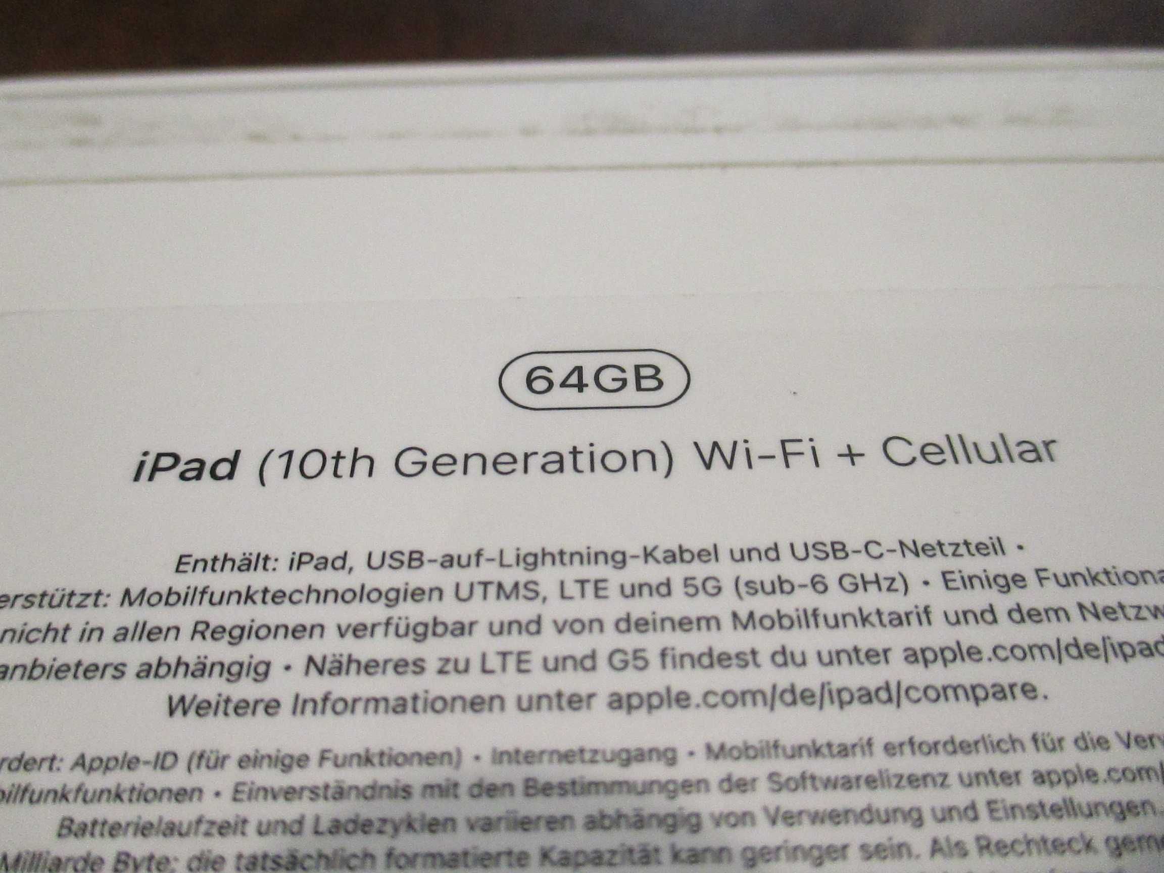 iPad 10gen A14 64GB WiFi+Cellular Różowy/Pink MQ6M3FD/A Nowy GW Tanio