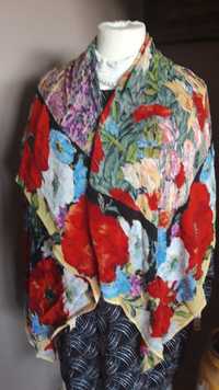 chusta apaszka w kwiaty  Gottex 120 x120