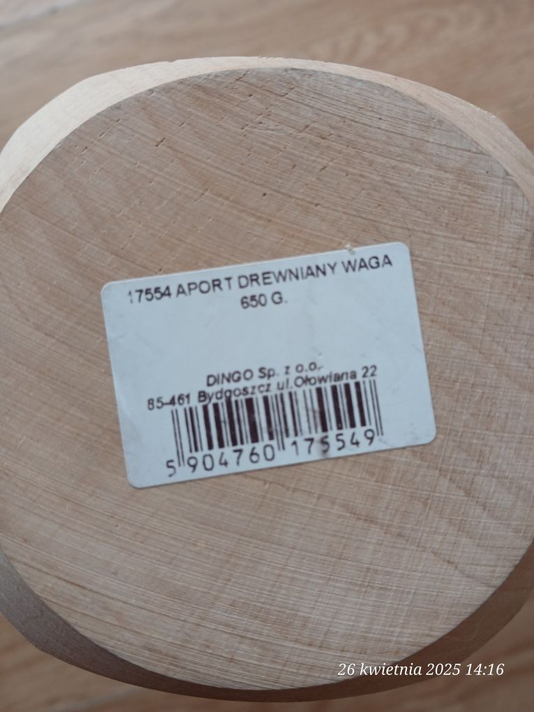 Aport drewniany duży DINGO