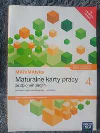 MATeMAtyka 4 Maturalne karty pracy - zakres podstawowy i rozszerzony