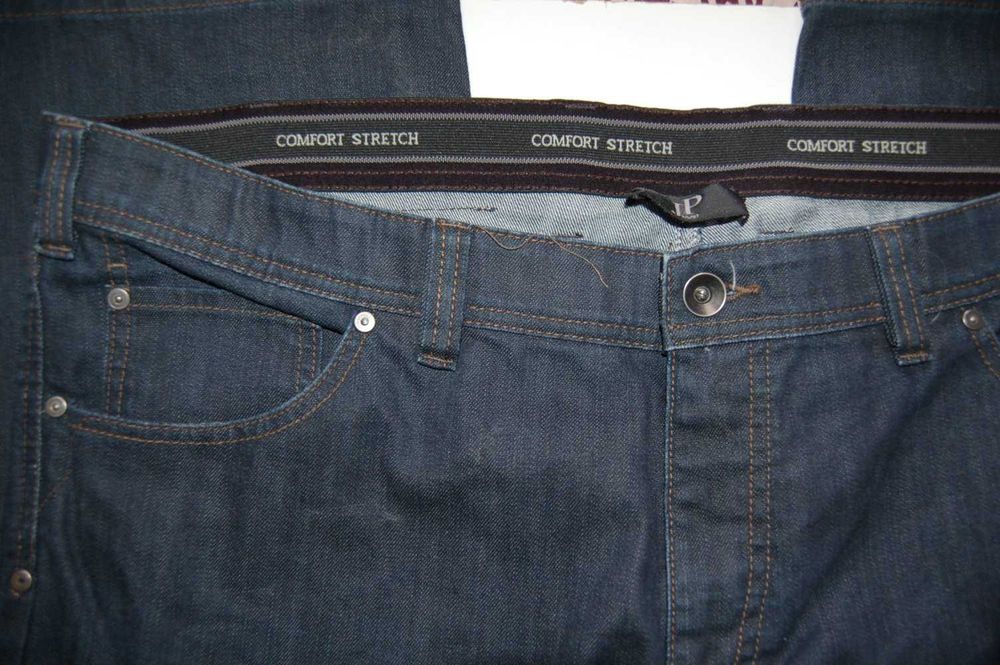 Johann Popken 30 W45 L32 pas 116 jeansy męskie proste jnowe z elastane