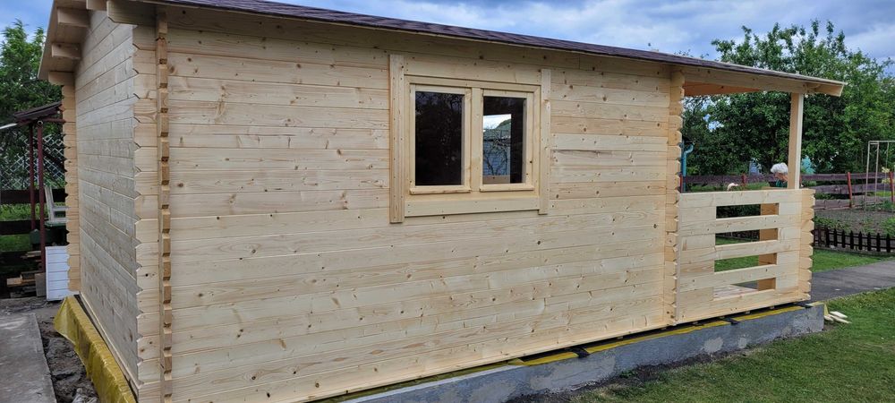 dostępny OD ręki DREWNIANY domek letniskowy*34 mm*6x4*24m2*działkę ROD