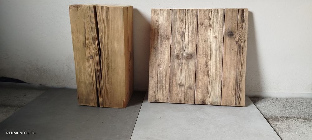 Belki rustykalne stu letnie orginalne modrzew .