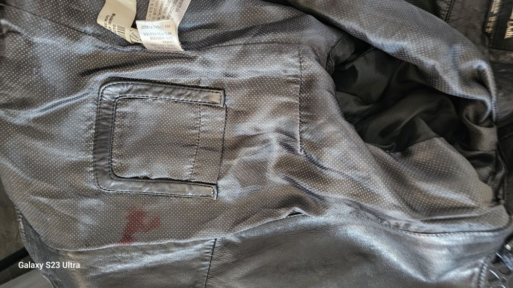 Massimo Dutti kurtka damska skóra XS