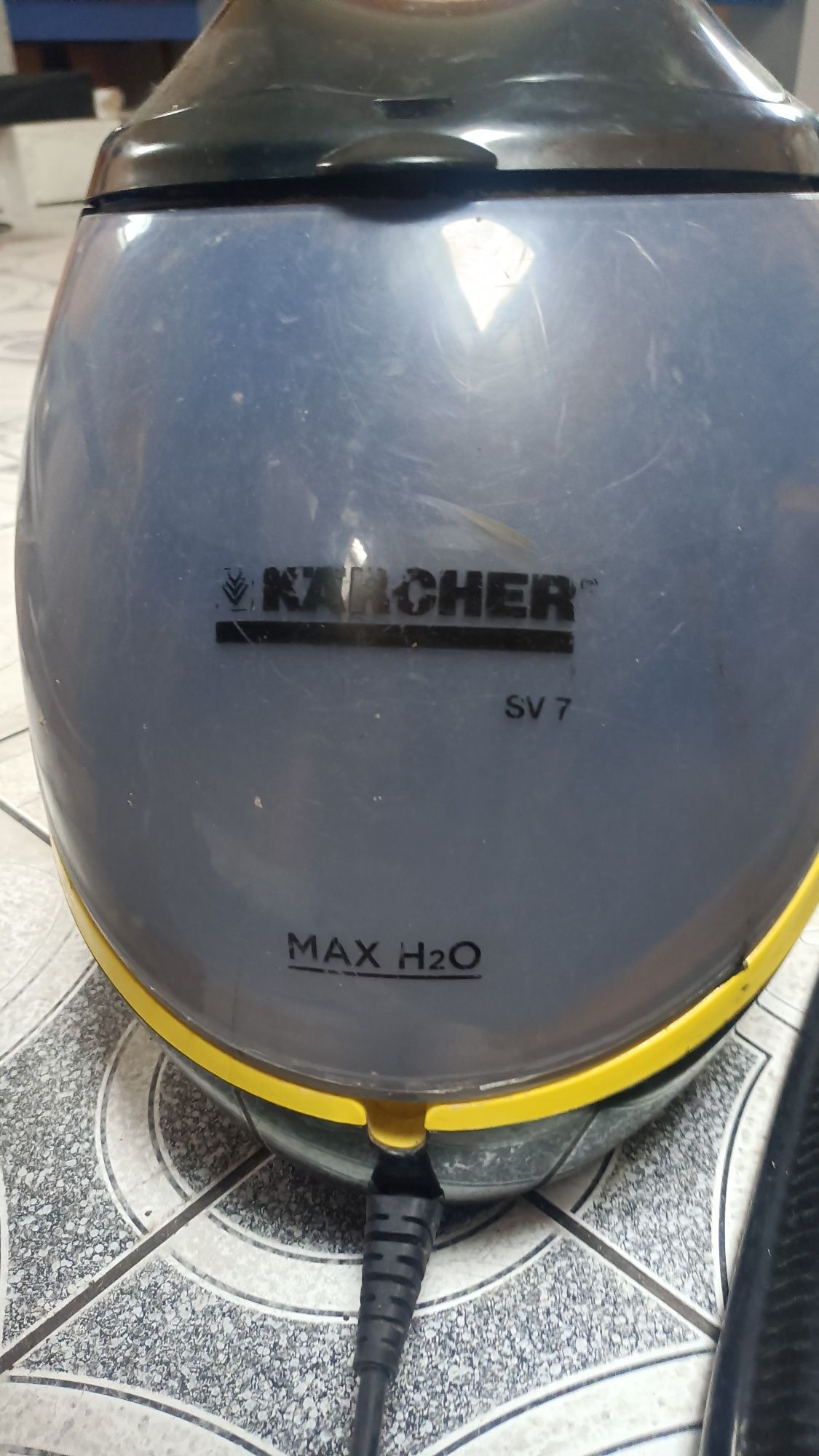 Odkurzacz parowy, Karcher SV 7, bez osprzętu USZKODZONY