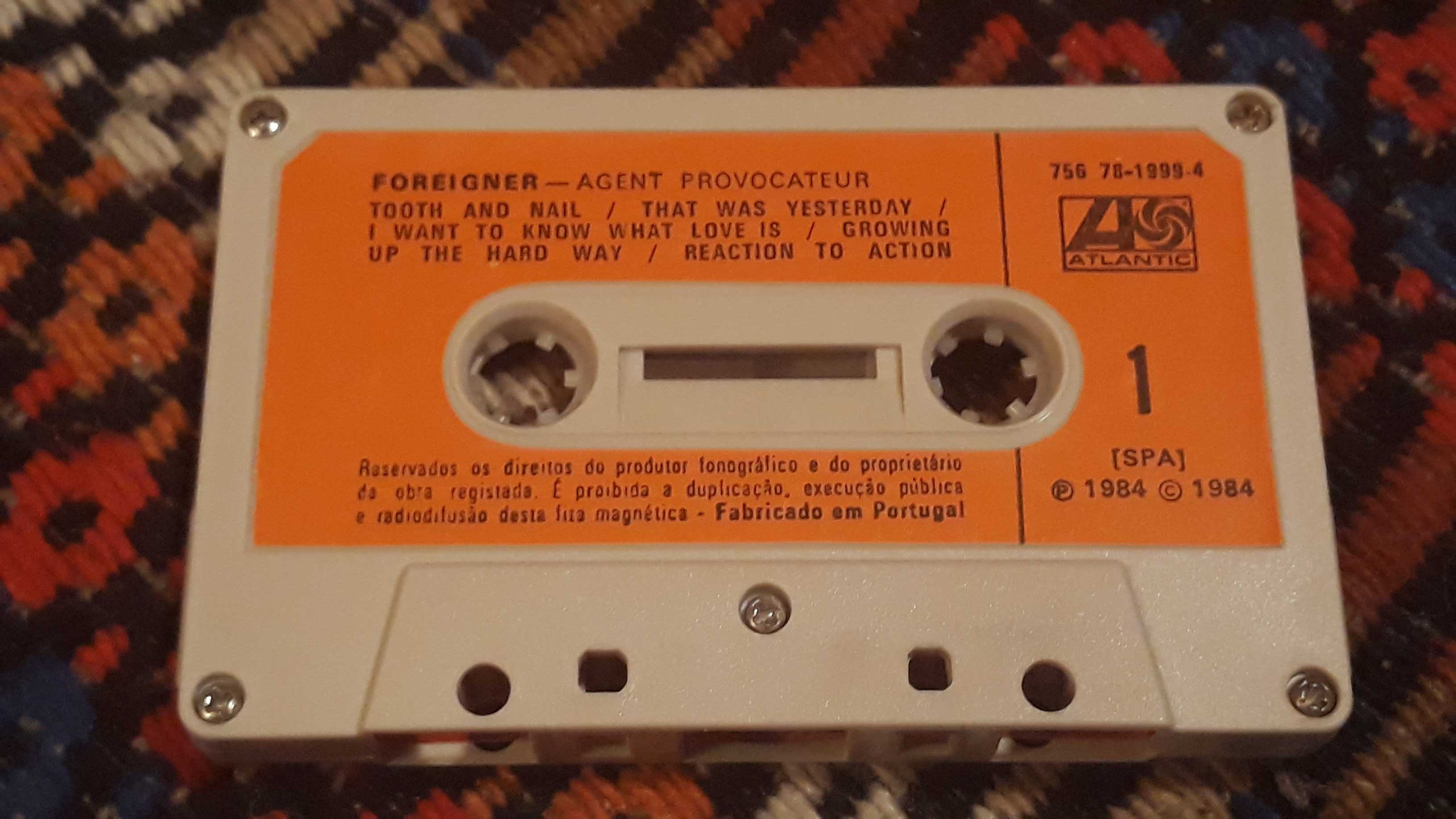 Foreigner - Agent provocateur - cassette - portes incluídos