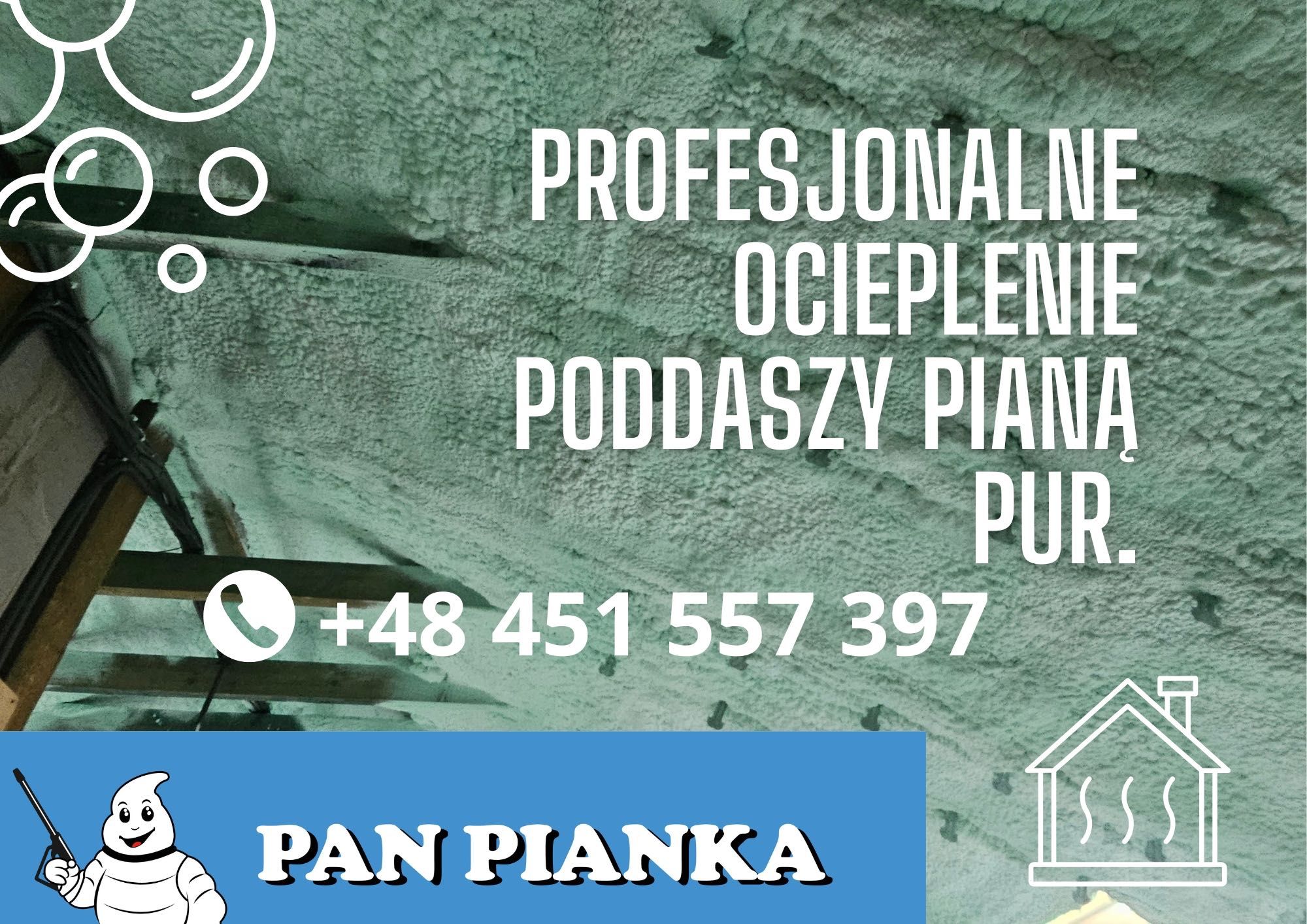 Piana PUR Ocieplanie poddaszy PanPianka Profesjonalne Izolacje