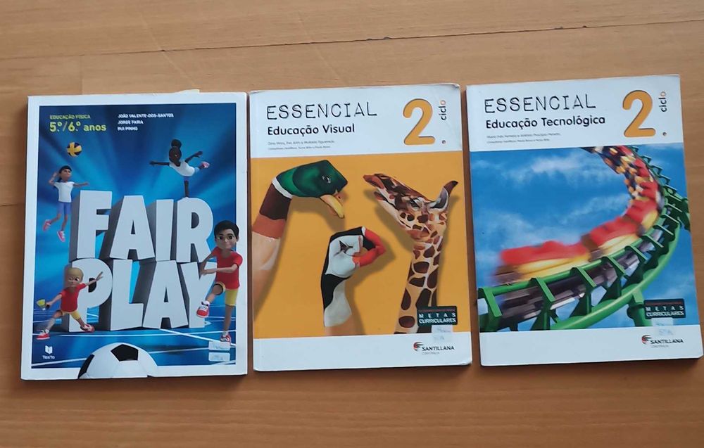 Manuais escolares (2 ciclo) educação física, ev e et