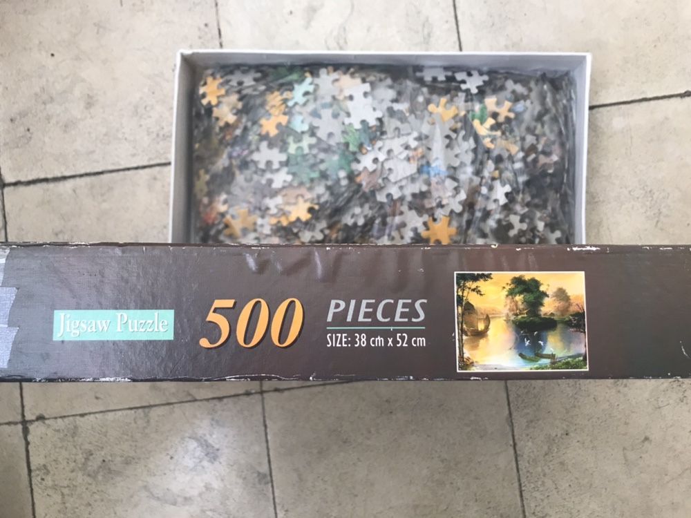 Puzzle Heye Cafe de la Paix de 1986 + Puzzle 500 pecas