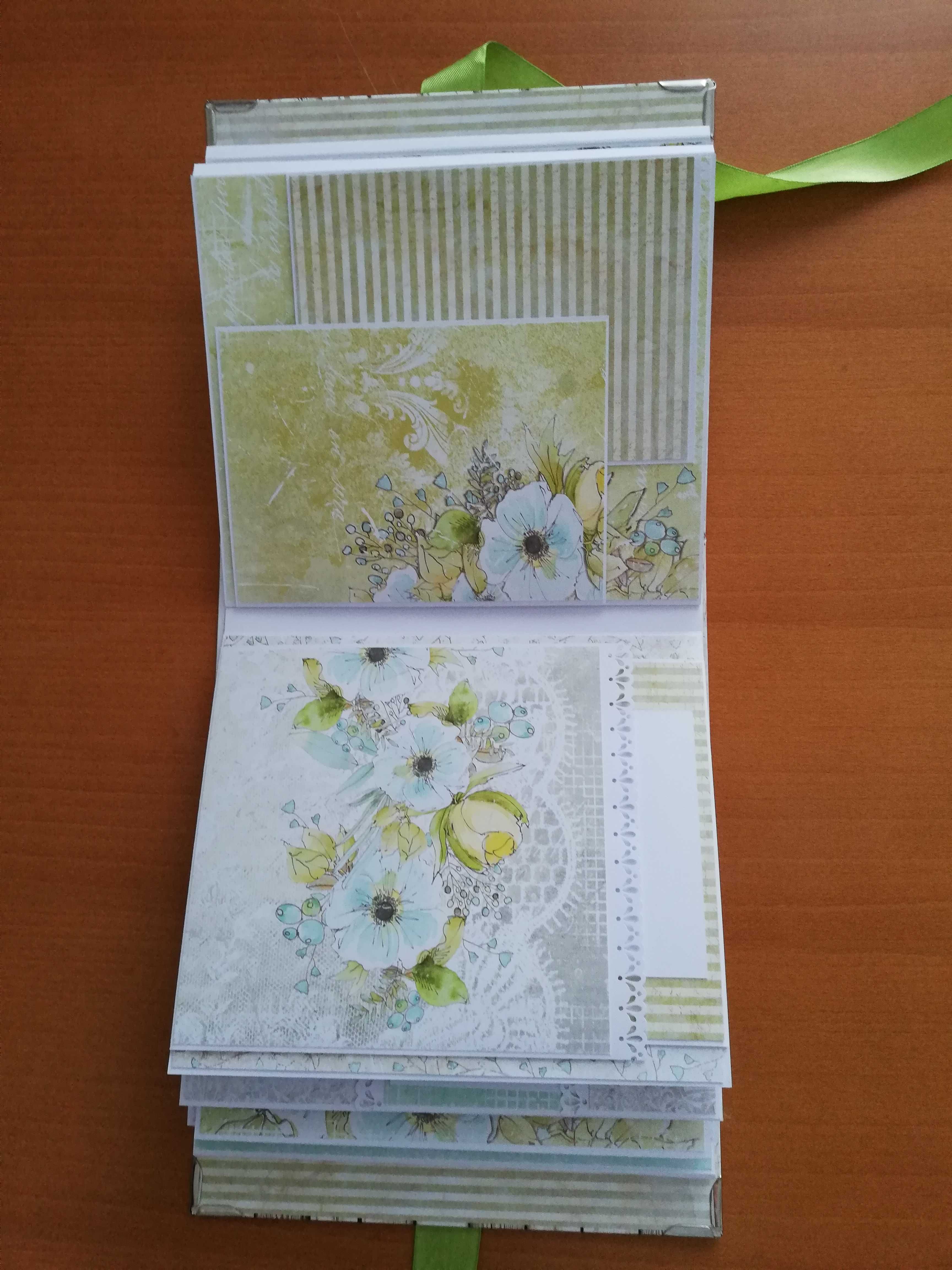 Uniwersalny album na zdjęcia, ręcznie robiony. Scrapbooking.