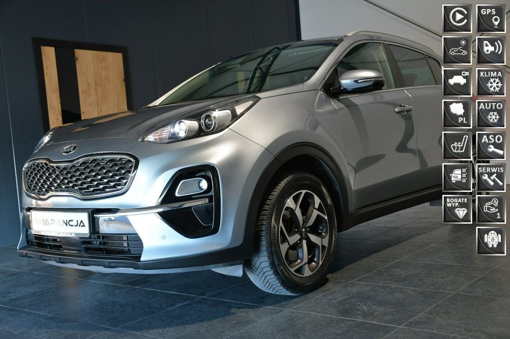Kia Sportage |nawi|android auto|kamera cofania|gwarancja|bluetooth|pół skóra|