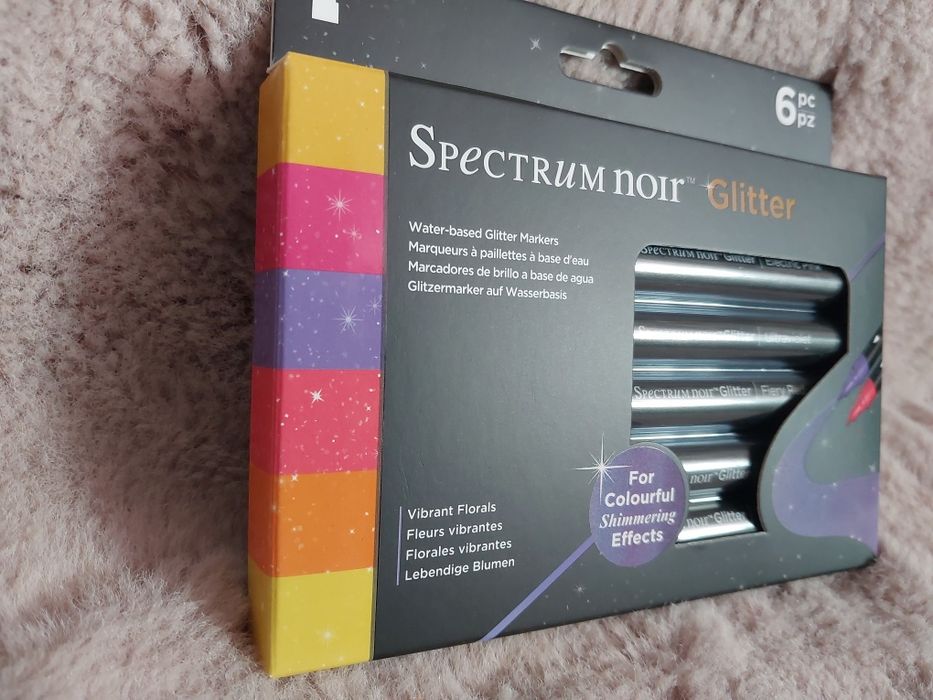 Zestaw markerów brokatowych spectrum noir