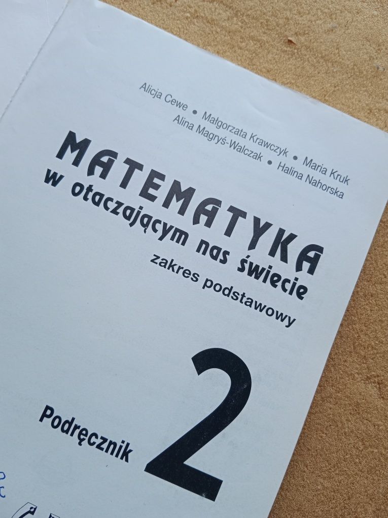 Matematyka w otaczającym nas świecie podręcznik