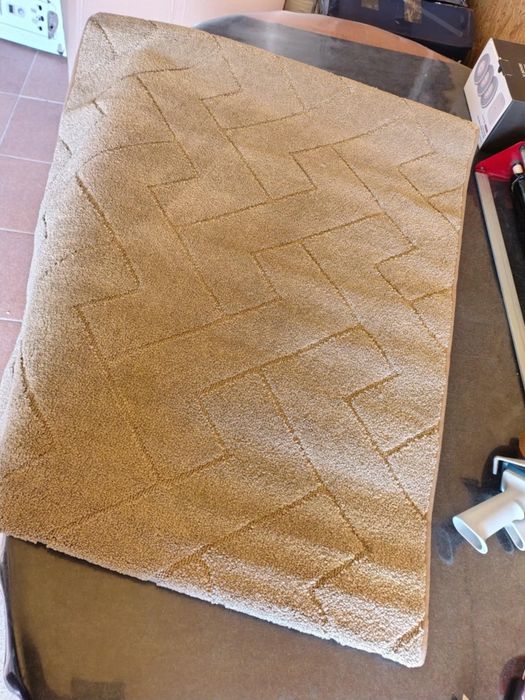 Wycieraczka pod drzwi, antypoślizgowa 80x175 cm beżowa