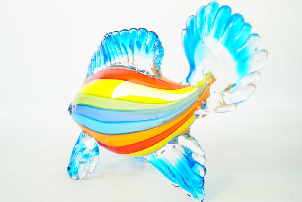 Figura Murano style RYBA rybka kolorowa