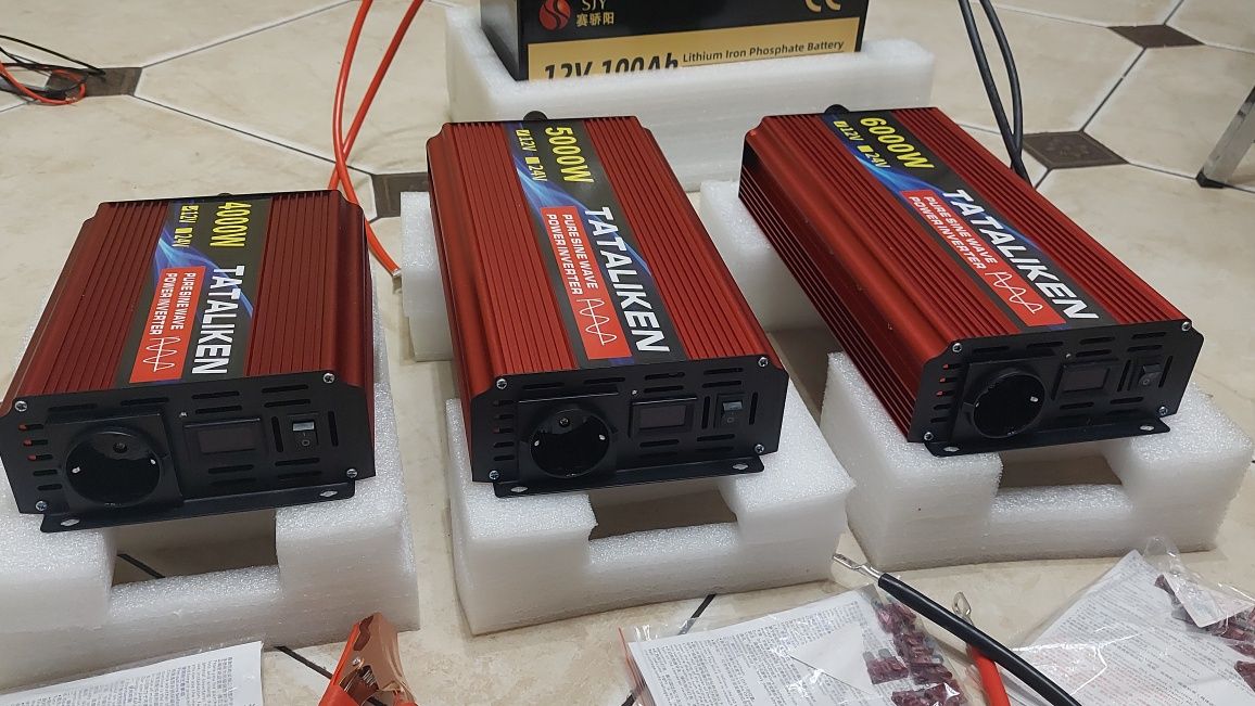 ‼️Инвертор 5000w 12v 50Hz чистый синус.
