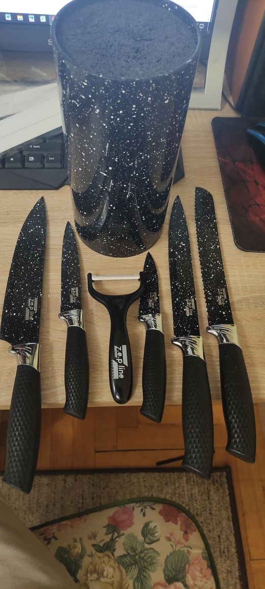 Набір кухонних ножів 7 елементів не користований z.e.p line